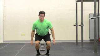 43. Forward Barrier Jump (Stick)