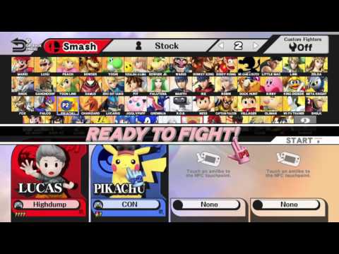 GX:  Under 18 / Smash Wii U  1-16-16:  HighDumpster vs Con