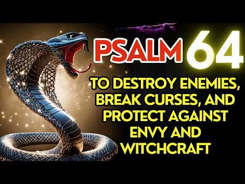 POWERFUL PSALM 64 PRAYER TO DESTROY ENEMIES, BREAK CURSES, AND PROTECT AGAINST ENVY AND WITCHCRAFT