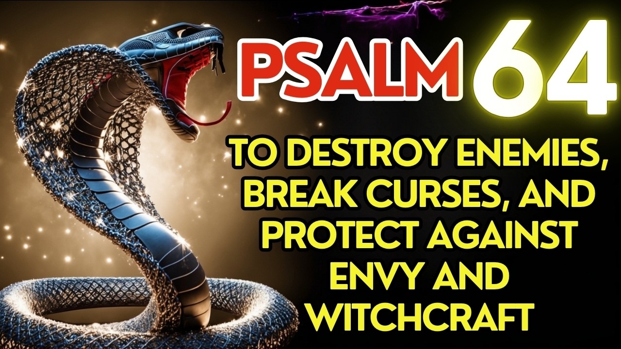 POWERFUL PSALM 64 PRAYER TO DESTROY ENEMIES, BREAK CURSES, AND PROTECT AGAINST ENVY AND WITCHCRAFT