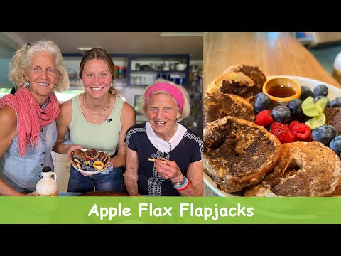 Apple Flax Flapjacks - Extra Plant-Based Pancakes