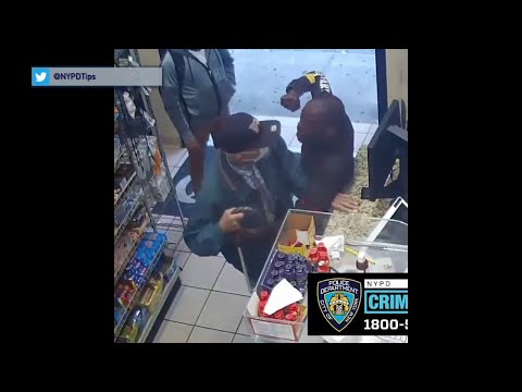 NYPD Investigating A Violent Robbery At A Bodega