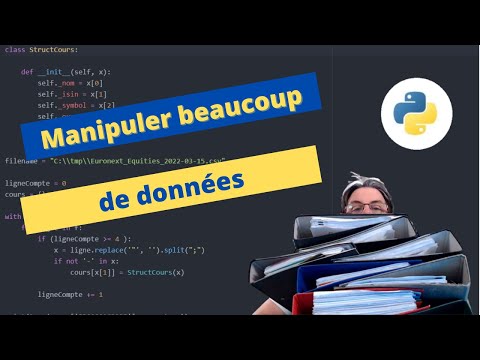 Manipulation de données Fichier CSV en Python