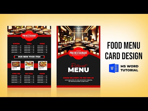 How to Make Birthday Card in MS Office Word Invitation Card Design in MS Word MS Word Tutorial