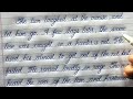Beginners Handwriting Practice Learn Cursive Writing Palash Calligraphy