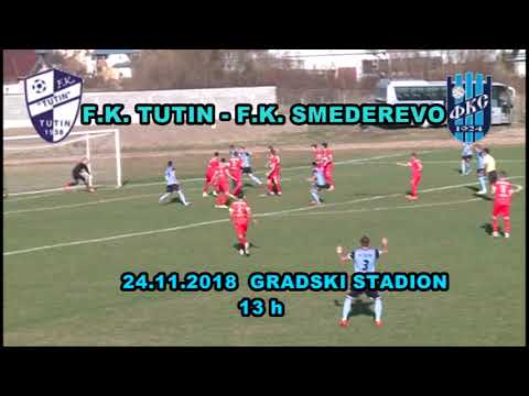 NAJAVA UTAKMICE  FK TUTIN- FK SMEDEREVO