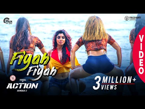 Action | Fiyah Fiyah Video Song | Vishal, Akanksha Puri | Hiphop Tamizha | Navz-47 | Sundar.C