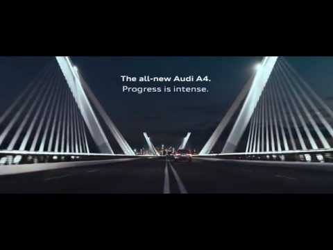 The all-new Audi A4. Progress is intense.
