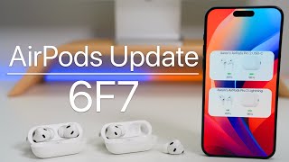 AirPods Update 6F7 for iOS 17 is Out! - What