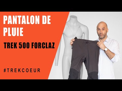 Le pantalon de pluie Trek 500 Forclaz