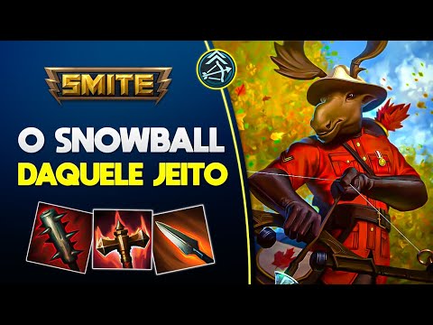Aquele SNOWBALL gostosinho! QUÍRON/CHIRON ADC - ⚡ Smite BR Ranked Conquista
