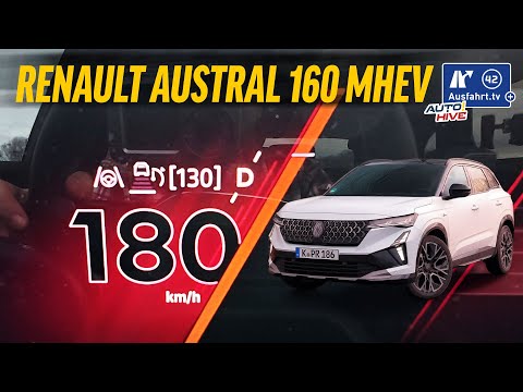 Tachovideo Renault Austral Mild Hybrid 160 Automatik (RHN) 0-100 kmh kph 0-60 mph Beschleunigung