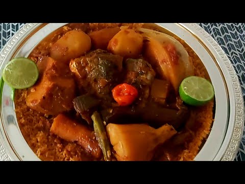 Tiebou dieune aux crevettes séchées