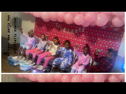 Dan’yae 8th Birthday Spa Party
