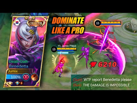 HOW TO EASILY DOMINATE THE WHOLE GAME USING BENEDETTA? | BENEDETTA TUTORIAL SEASON 26