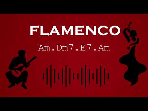 flamenco backing track in a minor