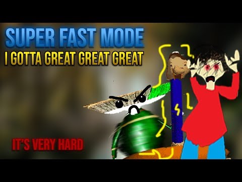 I GOTTA GREAT GREAT GREAT!! | Playtime Swapped Basics (SUPER FAST MODE) [Baldi's Basics Mod