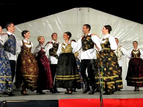 Lado - National Folk Dance Ensemble of Croatia: Bunjevacko Momacko Kolo part 1