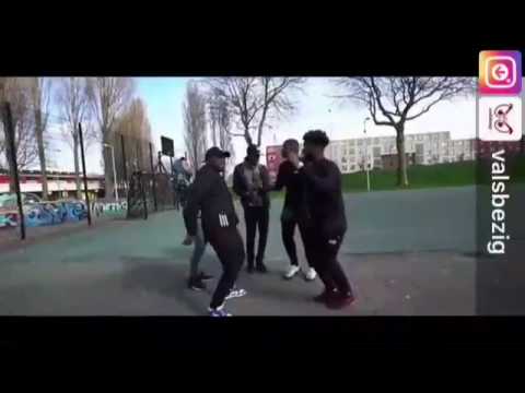 Valsbezig-mist in/naar beneden