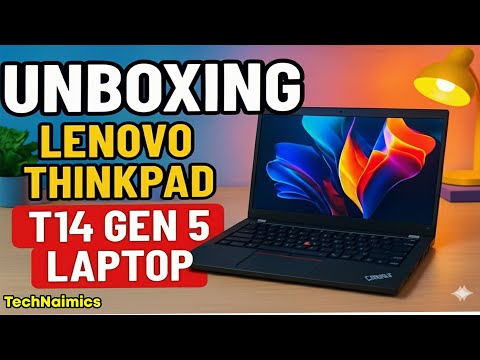 Auspacken des Lenovo ThinkPad T-14 Gen 5 Laptops | T14 Gen 5
