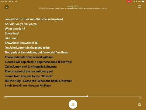 Aaron bur,sir from Hamilton sped up