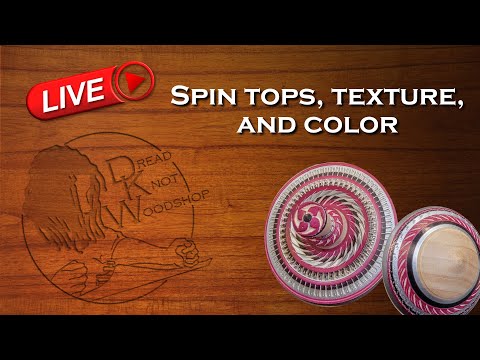 Spin tops, texture, and color