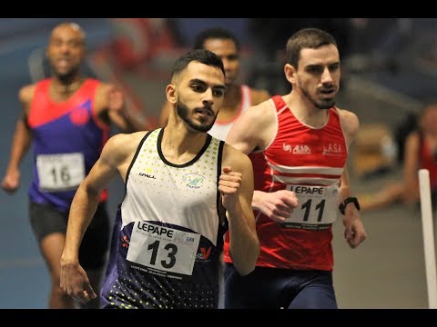 800m ESM/SEM - F2   Championnats IDF ES-SE en salle - EAUBONNE - 2 fev 2019