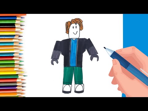 How to DRAW BACON HAIR - ROBLOX DRAWING| Tutorial for Beginner KIDS