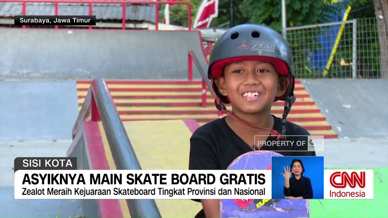 Asyiknya Main Skate Board Gratis