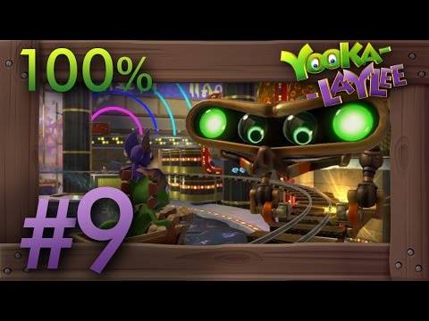 Yooka-Laylee 100% Walkthrough Part 9 - World 4 Capital Cashino #2 (All Quills, Pagies & Secrets)