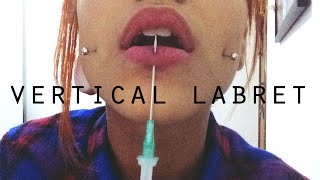 Vertical Labret - Sticking vertical Labret (AT HOME)