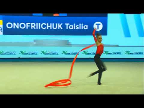 Taisiia ONOFRIICHUK Ribbon Qualification - European Championship Tel Aviv 2022