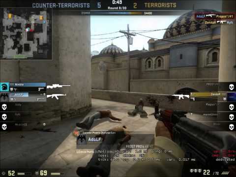 CS GO  -4 + JUMP HS - AdoLF