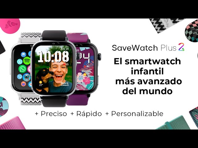 Vídeo relacionado con SaveFamily Iconic Plus 2 | Reloj Inteligente Niño con Localizador GPS, Llamada, Vídeo, IA, Botón SOS, Whatsapp, Spotify, Medidor de Temperatura | SIM Incluida - Modelo Gamer