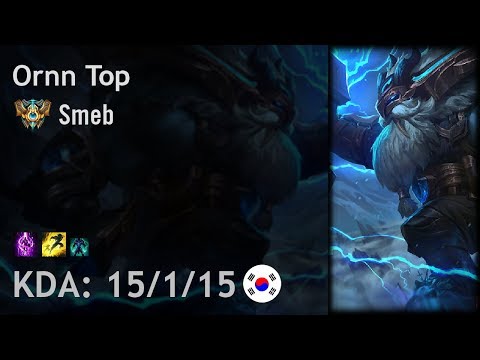 Ornn Top vs Ryze - Smeb - KR Challenger Patch 7.21