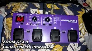 Video thumbnail for Zoom GFX-1 Guitar Effects Processor by Hary Witanto