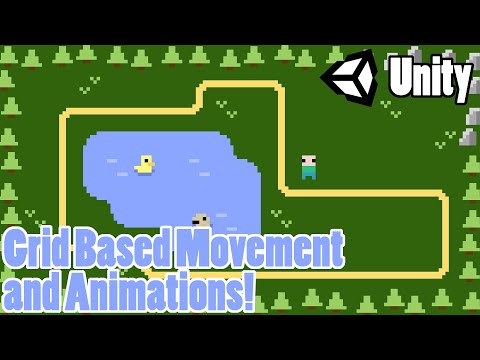 How to make 4-Way Grid Based Movement and Animations in Unity | Unity Tutorials