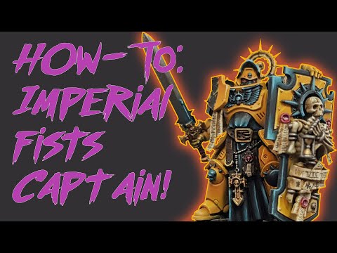 How-To: Imperial Fists - Indomitus Bladeguard Primaris Captain!