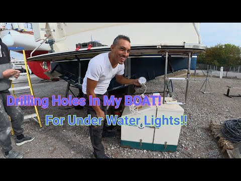 How To install HELLA APELLO A2 RGB Under Water Lights to a PRINCESS 415 Motor Boat!