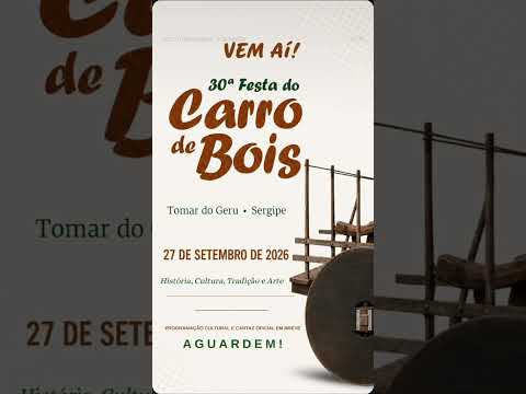 vem aí a maior festa do carro de bois do estado de Sergipe em tomar do Geru só vem q é espetacular