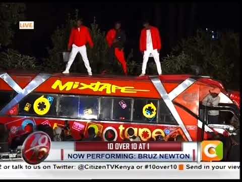 Bruz Newton - Performance On A Matatu @ 10 Over 10 Live TV show