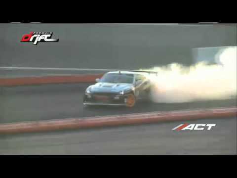 Robbie Nishida  ran a  72.3 during session 2 of qualifying for Formula Drift Round 7