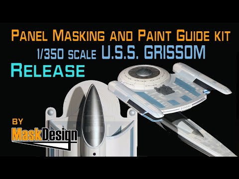 1/350 USS Grissom paint masking release
