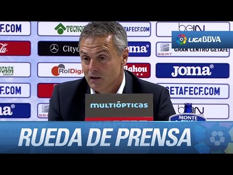 Rueda de prensa de Escribà tras el Getafe CF (1-2) Granada CF