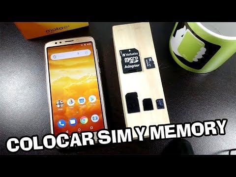 MOTO E5 PLAY Como Instalar La Simcard Y La Memoria Micro SD