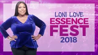 BRAND NEW: Loni Love at Essence Fest 2018 with Mary J. Blige!