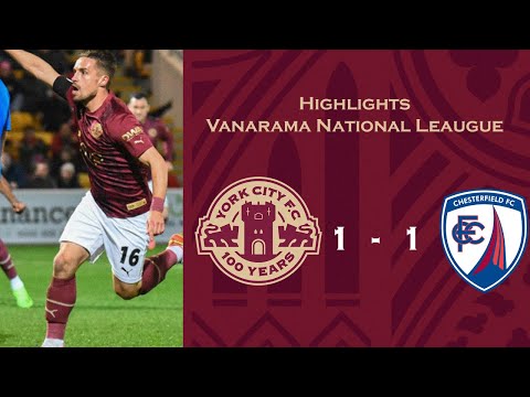 📺 Substitute Hancox secures City a point! | York City 1-1 Chesterfield FC | HIGHLIGHTS