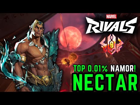 53-4! Most Dmg! Most Finals! NECTAR MVP namor gameplay Marvel Rivals Season 4.5