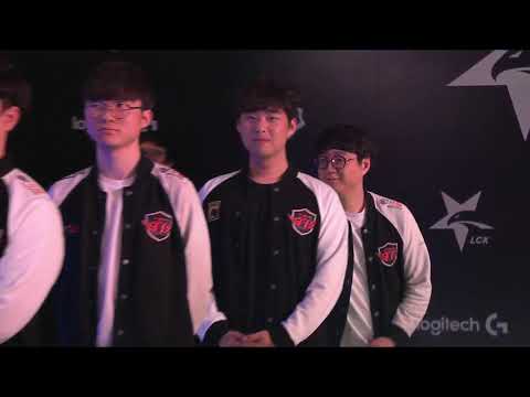 Bang appears in SKT with Khan, Clid, Faker and Mata