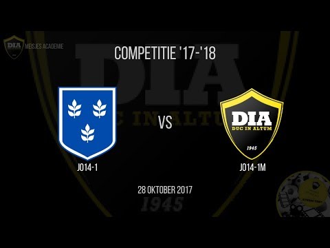 v.v. Rijsoord JO14-1 vs Dia Meisjes Academie